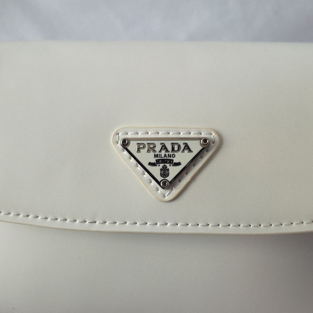 Prada Cleo Flap Leather Handbag - Picture 8 of 16